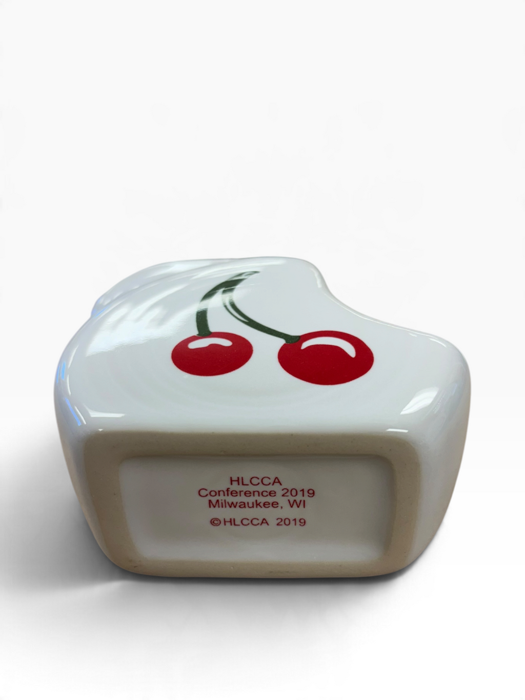 Fiesta HLCCA 2019 Cherries on White Mini Disc HLCCA Conference Exclusive HTF