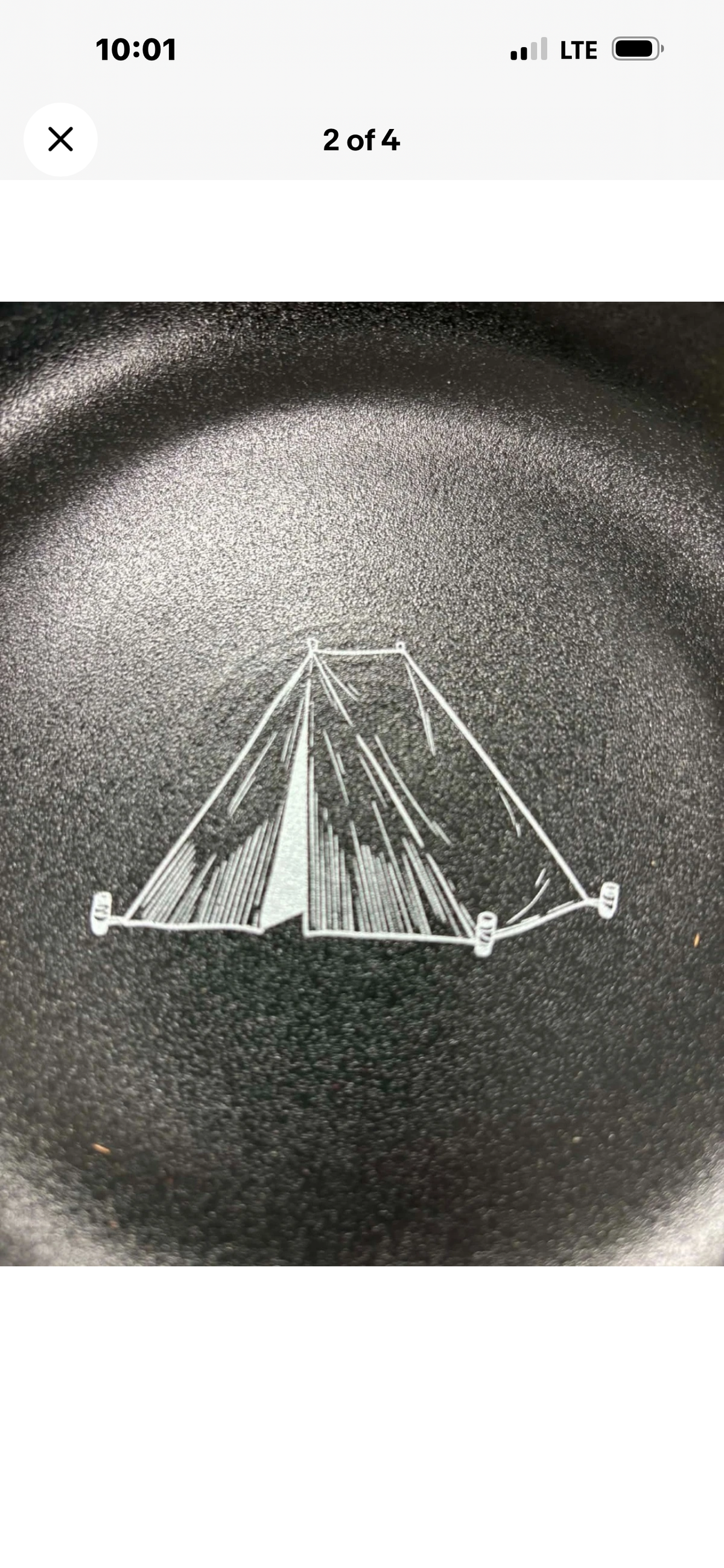 Fiesta HLCCA 2026 Dish Camp on Foundry “Tent” Exclusive Coupe 6 3/4 Inch Salad Bowl 24 Oz