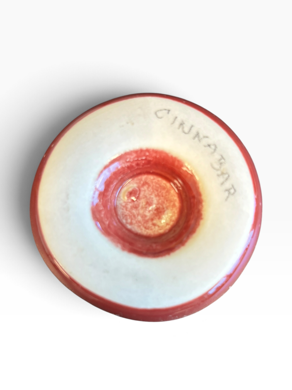 Tri-State Pottery Festival Official Doorknob in Fiesta Cinnabar | HLC Toss Game