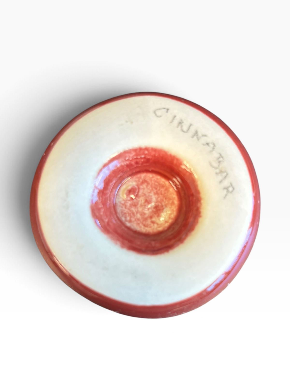Tri-State Pottery Festival Official Doorknob in Fiesta Cinnabar | HLC Toss Game