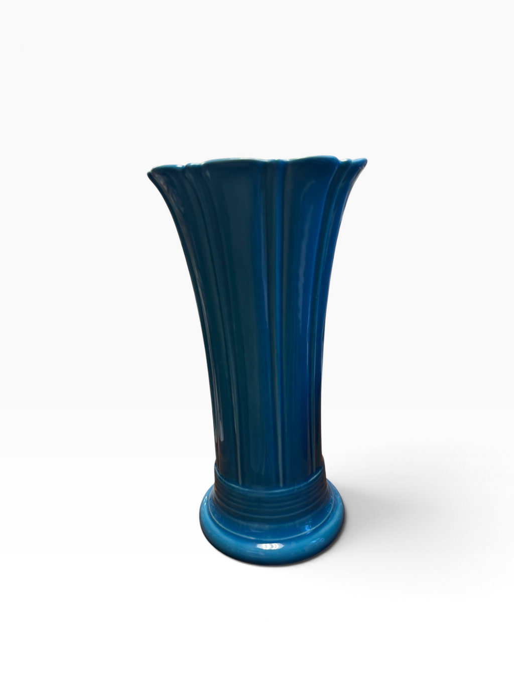 Fiesta Peacock Medium 9 5/8" Vase Medium Flared Vase