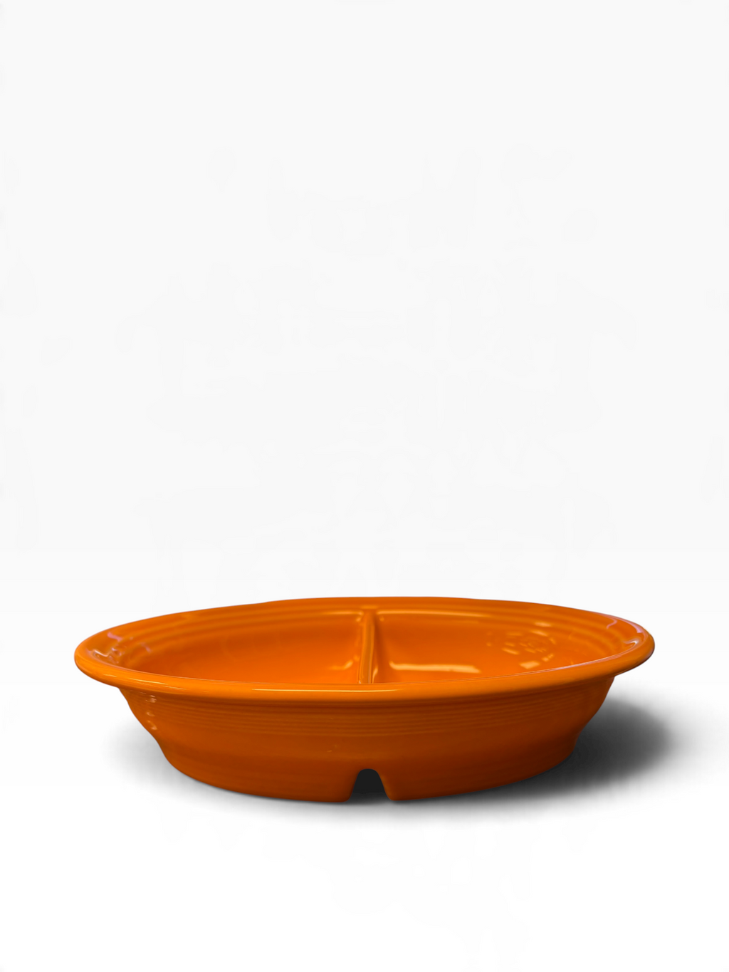 Fiesta Tangerine Divided Bowl 40 oz