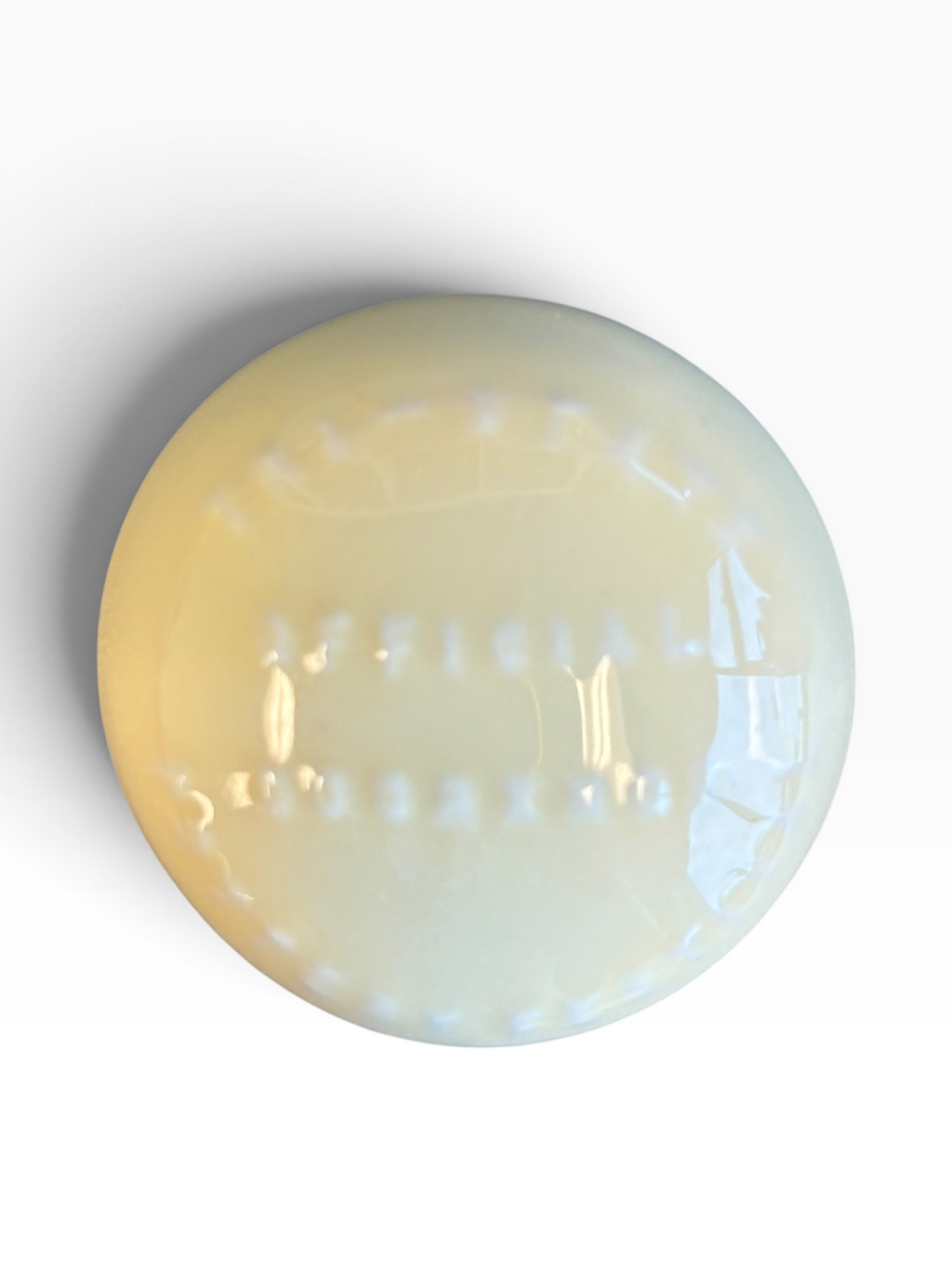 Tri-State Pottery Festival Official Doorknob in Fiesta Ivory | HLC Toss Game