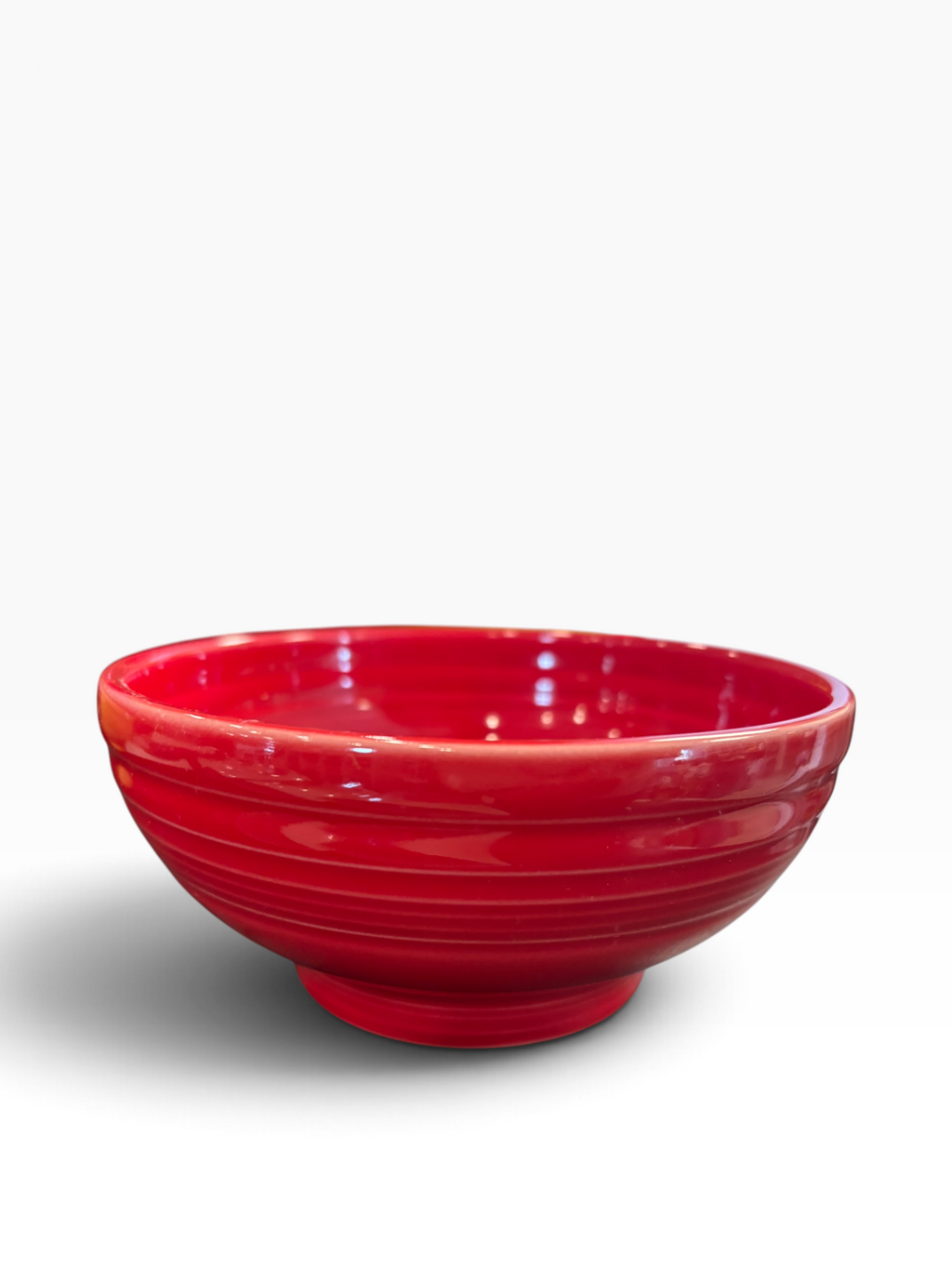 Fiesta Scarlet Medium Footed Bowl 6" Rice Bowl