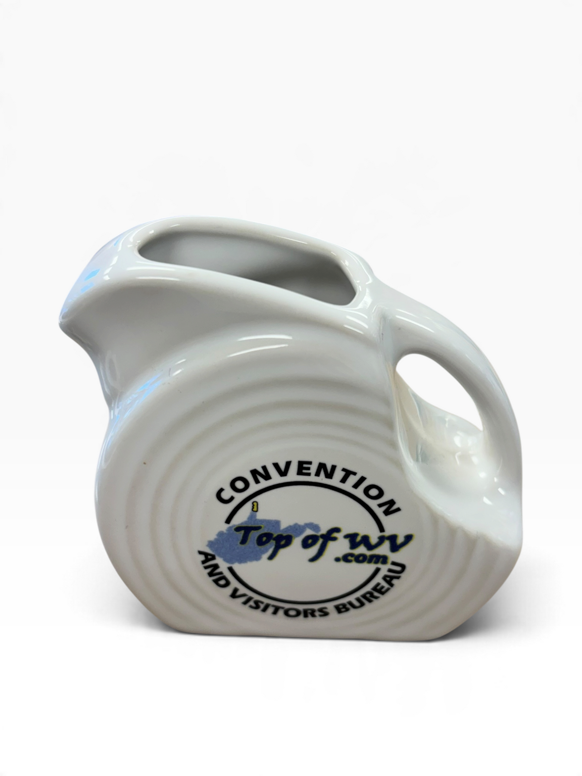 Fiesta Top of WV on White Mini Disc