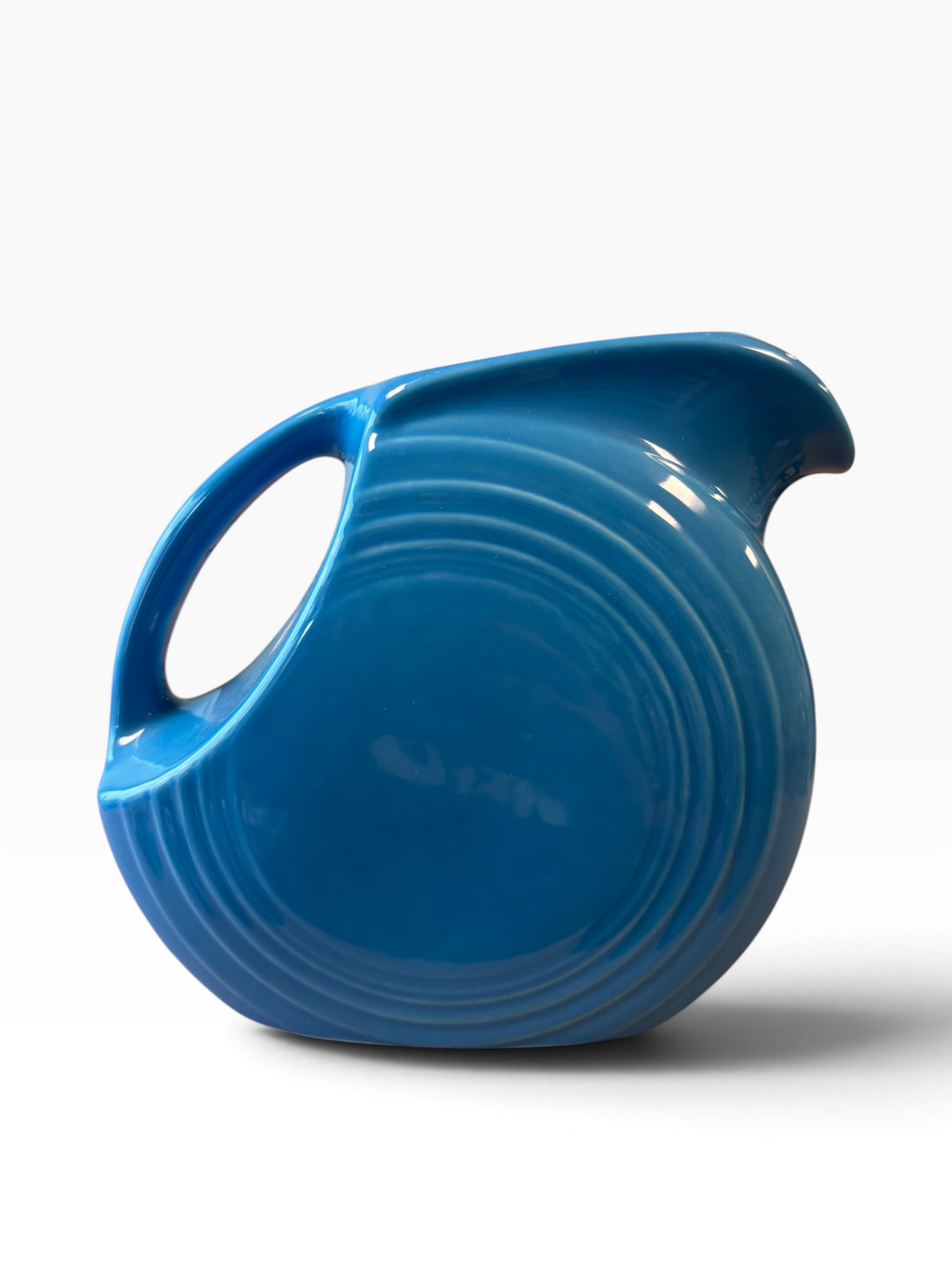 Fiesta Peacock Small Juice Disc Pitcher 28 oz