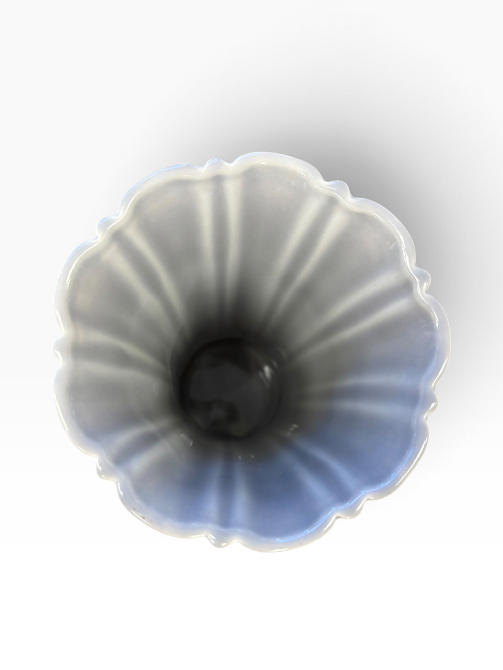 Fiesta Pearl Gray Medium 9 5/8" Vase Medium Flared Vase