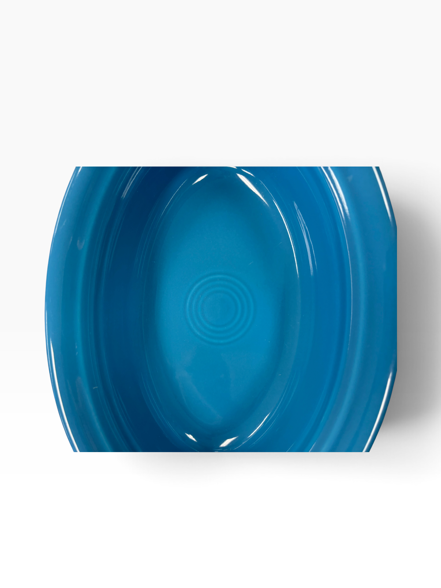 Fiesta Peacock 11” Oval Baker Oval Tab Baker Peacock