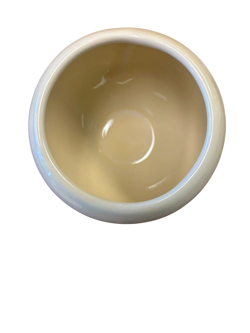 This is a Fiesta Fiestaware Individual Sugar Bowl With Lid in Ivory. lead-free, Post 1986, Retired Color Retired Shape
