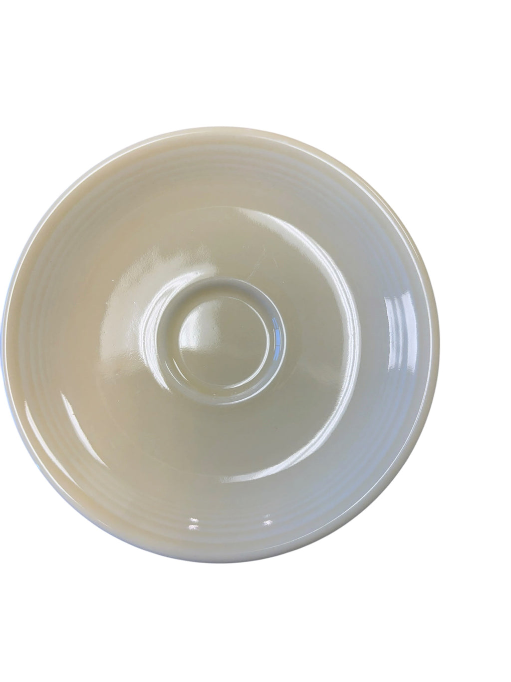 Fiesta Ivory Ring Handle Demitasse AD Cup & Saucer