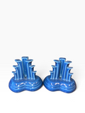 Fiesta Lapis Pyramid Candle Holder Pair 148/600
