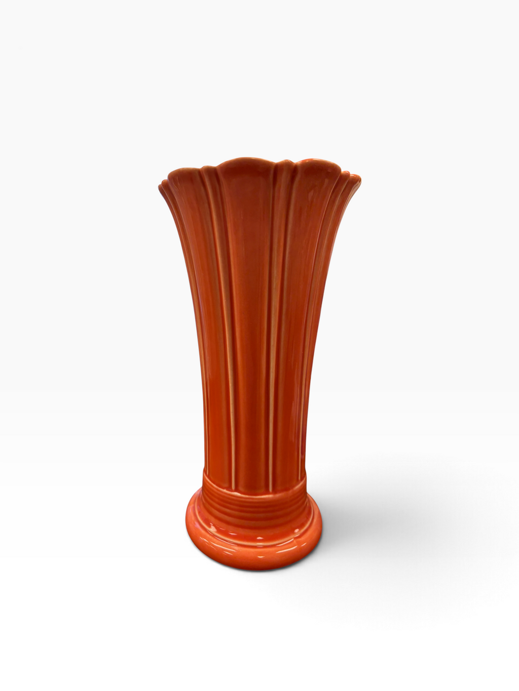 Fiesta Persimmon Medium 9 5/8" Vase Medium Flared Vase