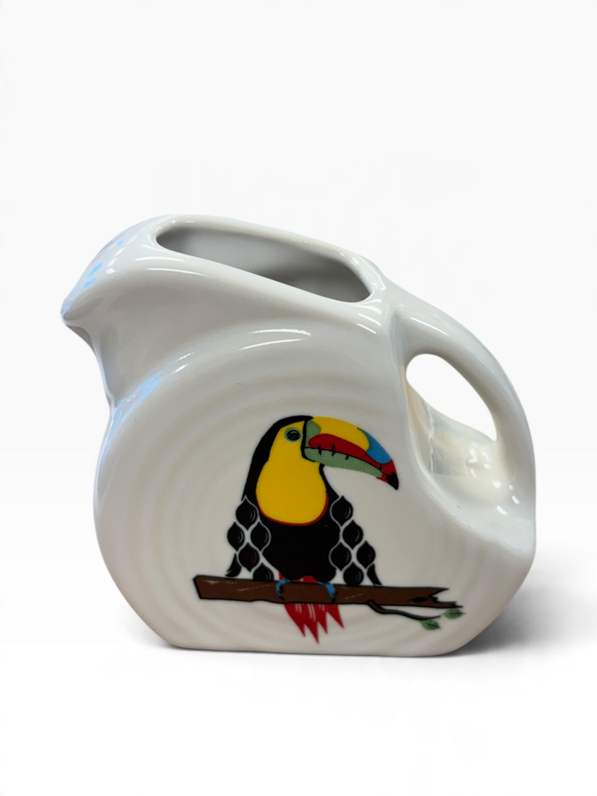 Fiesta HLCCA 2025 Exotic Birds Toucan on White Mini Disc HLCCA