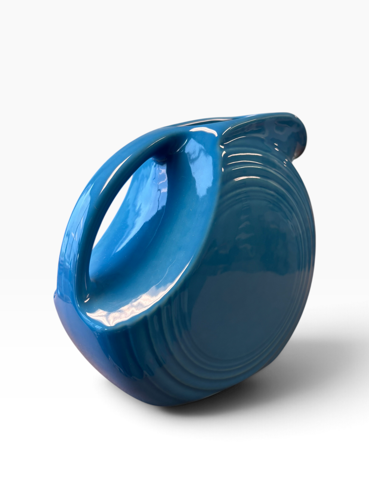 Fiesta Peacock Small Juice Disc Pitcher 28 oz