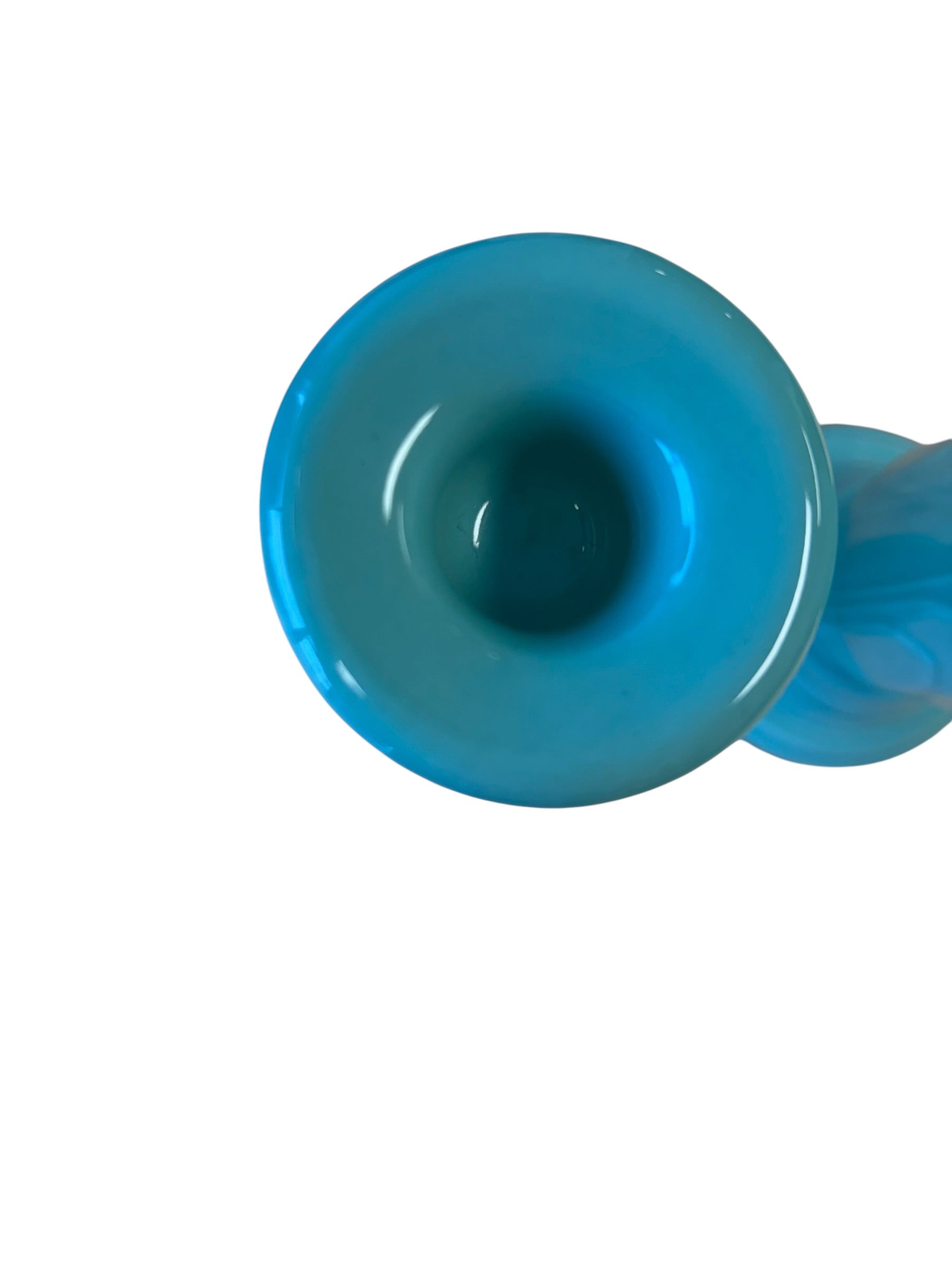 Fiesta Sea Mist Tapered Candlestick Millennium Candlestick Y2K Pair