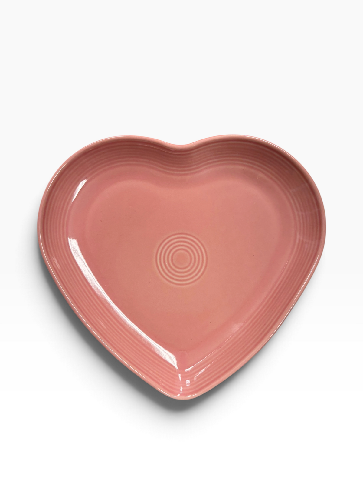 Fiesta Peony Heart Plate Heart Shaped Plate 9"