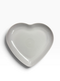 Fiesta White Heart Plate Heart Shaped Plate 9"