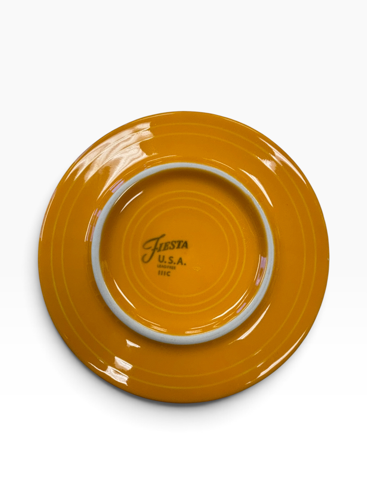 Fiesta Butterscotch Dancing Lady Trivet 6" Retired Hot Plate