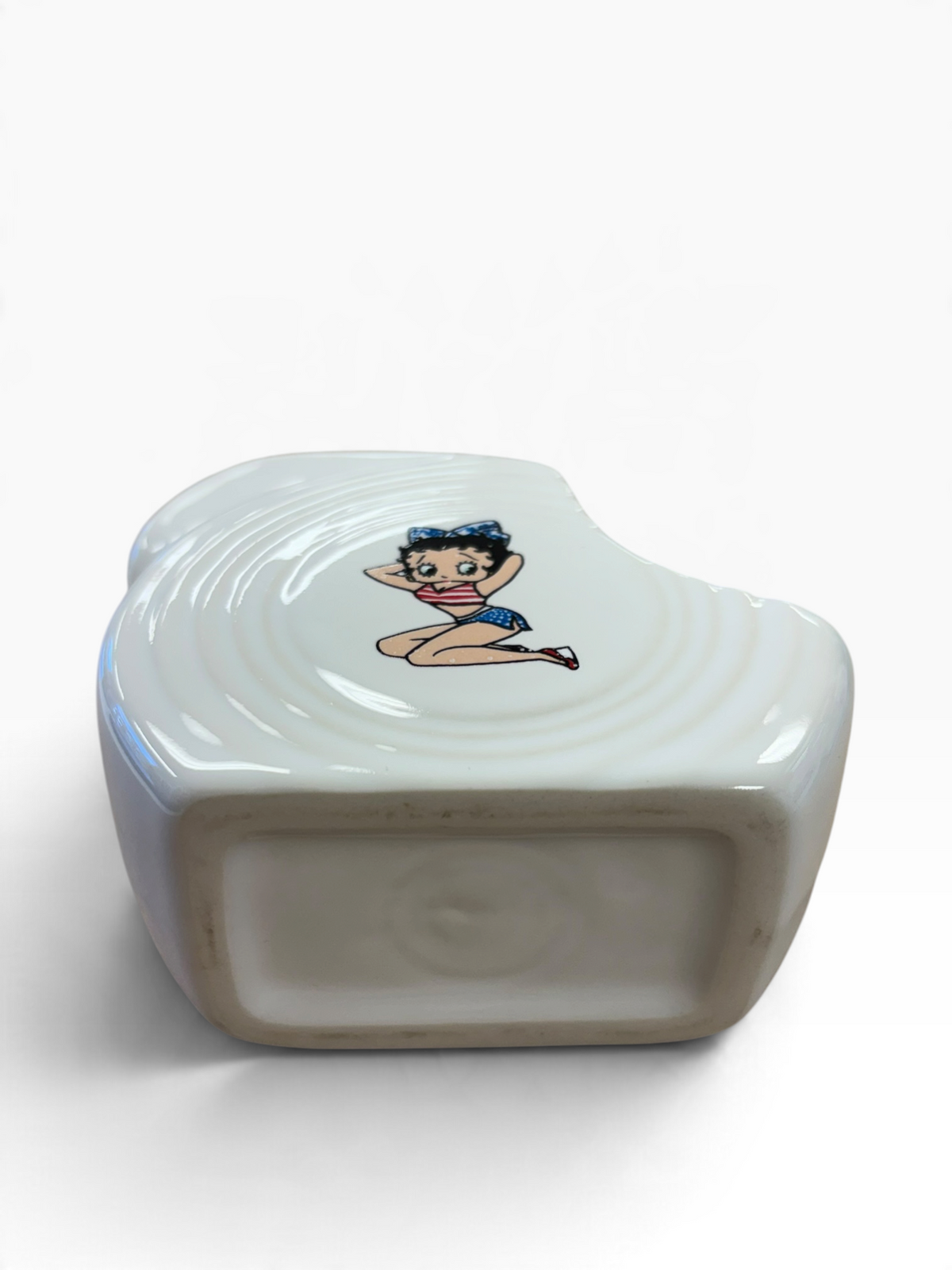 Fiesta Betty Boop White Patriotic Mini Disc HTF