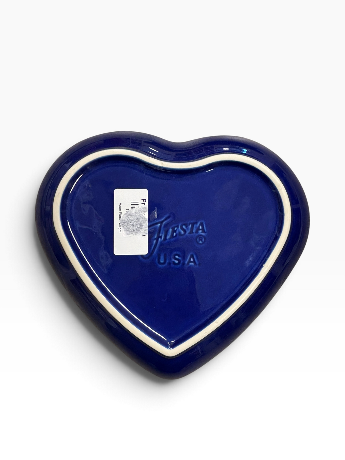 Fiesta Twilight Heart Plate Heart Shaped Plate 9"