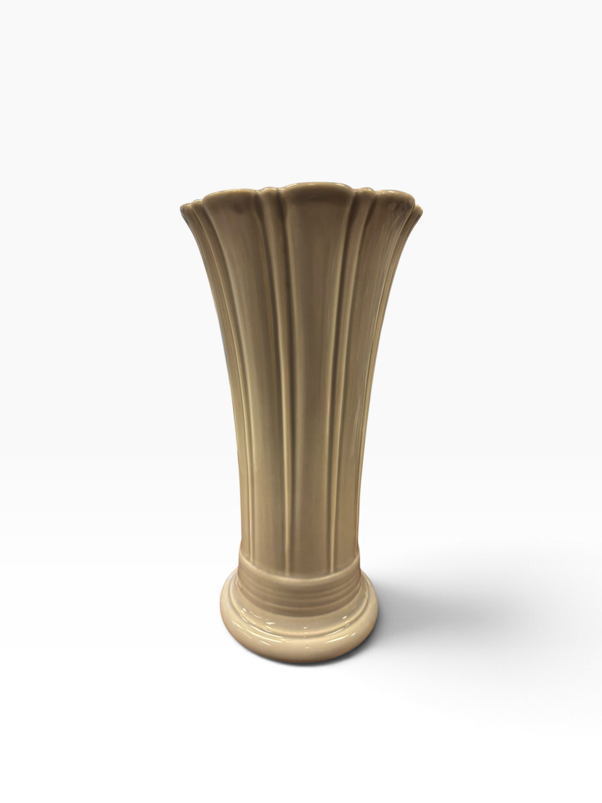 Fiesta Pearl Gray Medium 9 5/8" Vase Medium Flared Vase