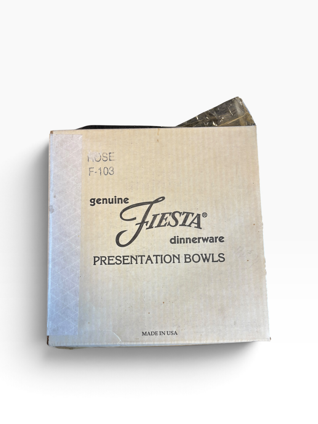 Fiesta Rose Presentation Bowl NIB 11.5"