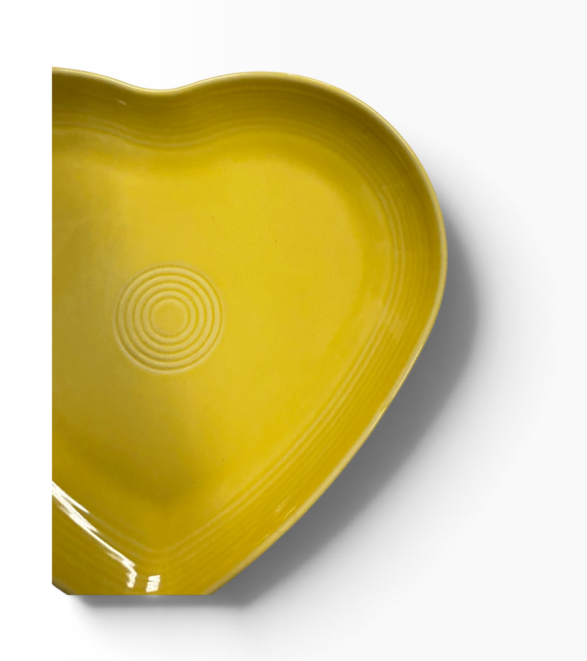 Fiesta Sunflower Heart Plate Heart Shaped Plate 9"