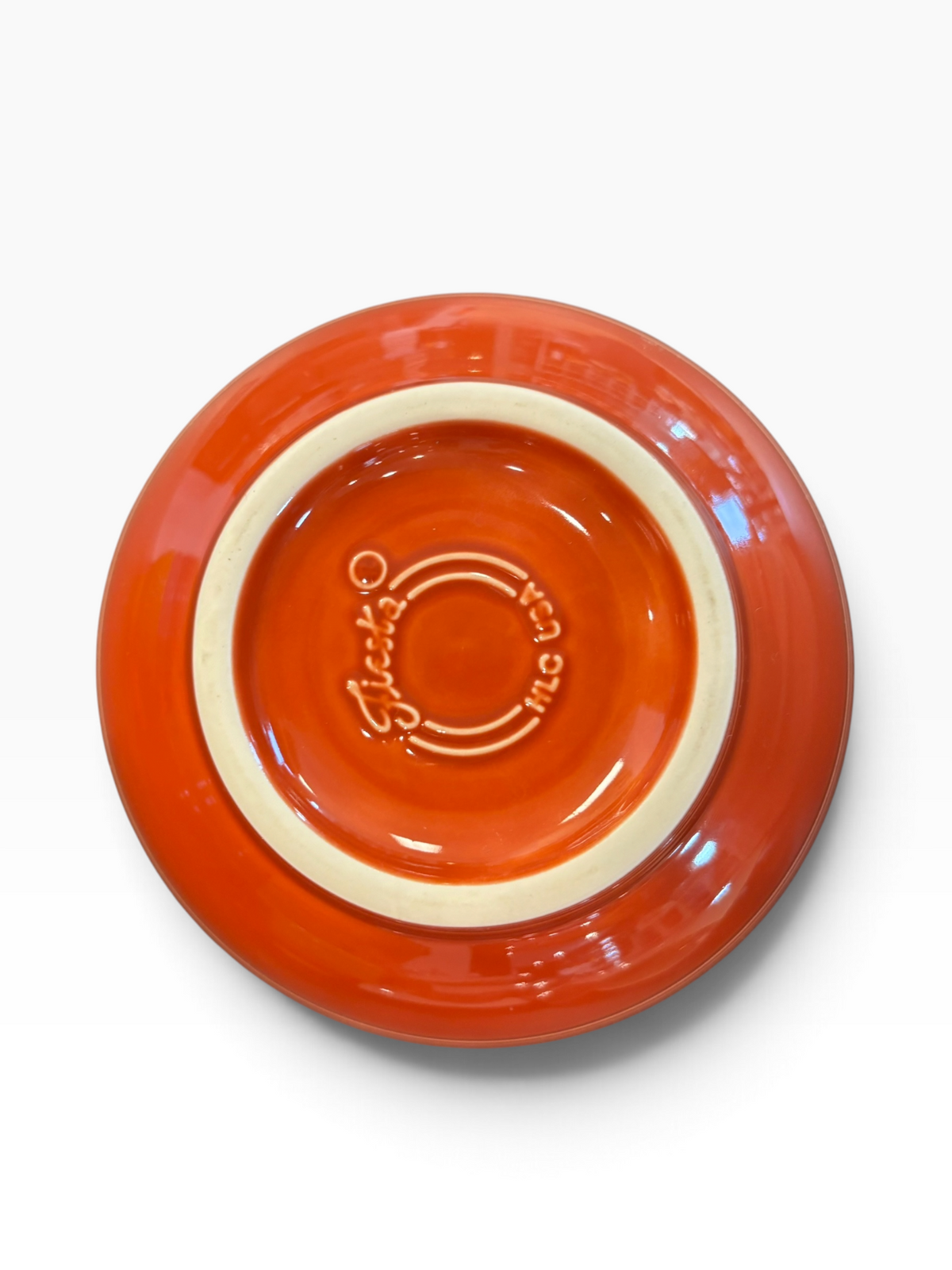 Fiesta Paprika Medium Footed Bowl 6" Rice Bowl