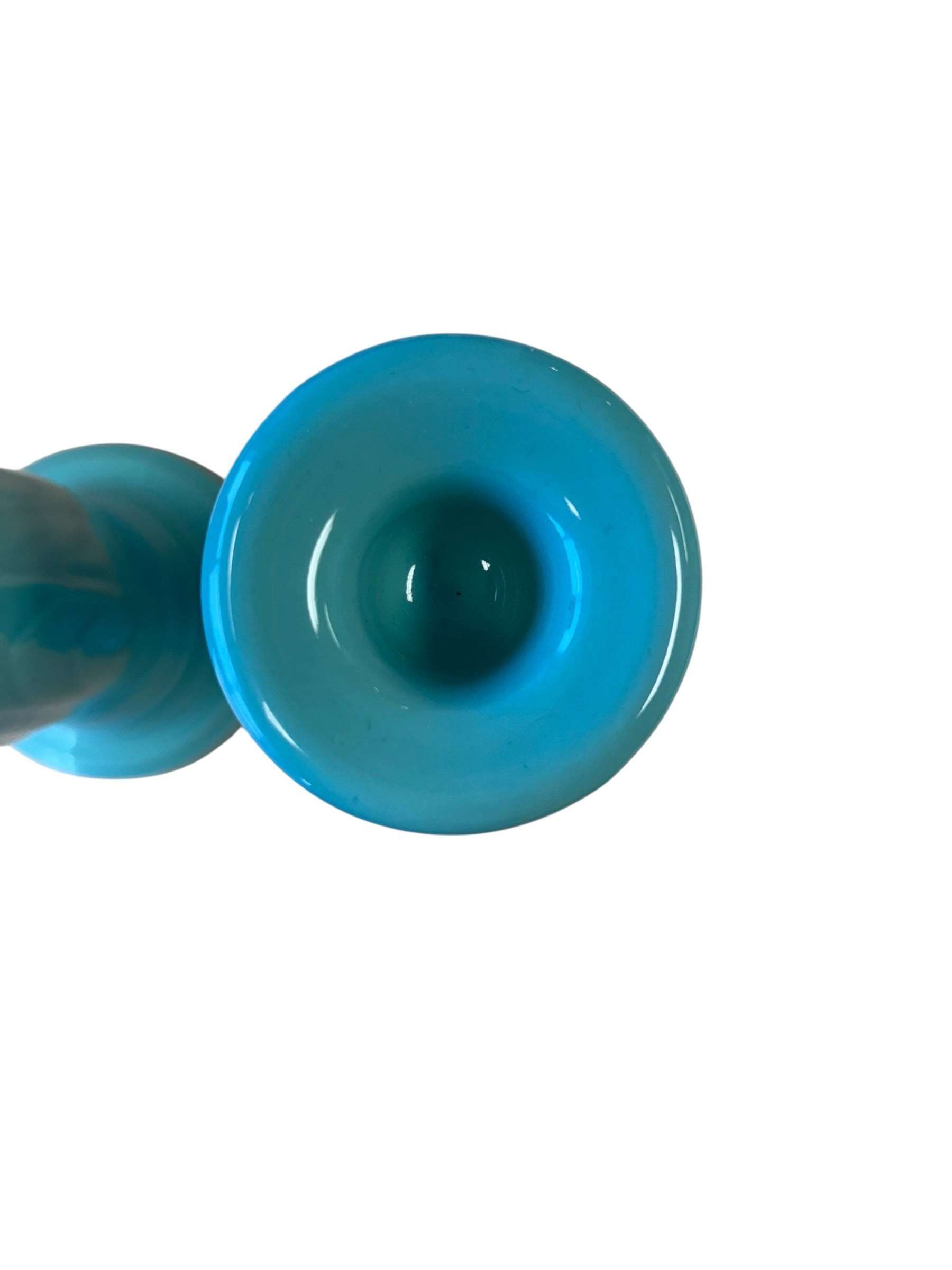 Fiesta Sea Mist Tapered Candlestick Millennium Candlestick Y2K Pair