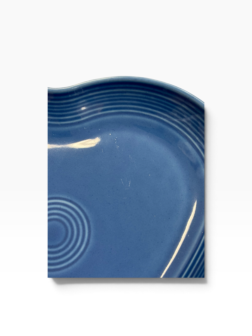 Fiesta Lapis Heart Plate Heart Shaped Plate 9"