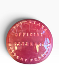 Tri-State Pottery Festival Official Doorknob in Fiesta Cinnabar | HLC Toss Game