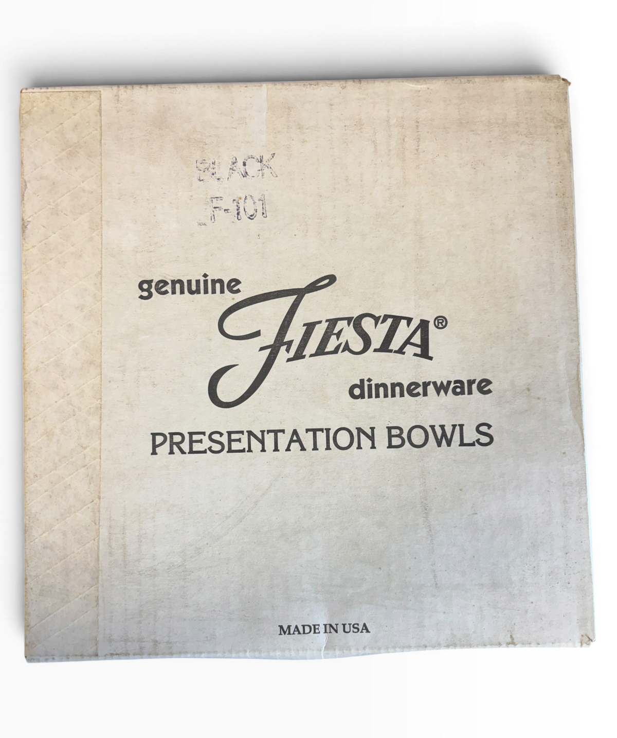 Fiesta Black Presentation Bowl NIB 11.5"