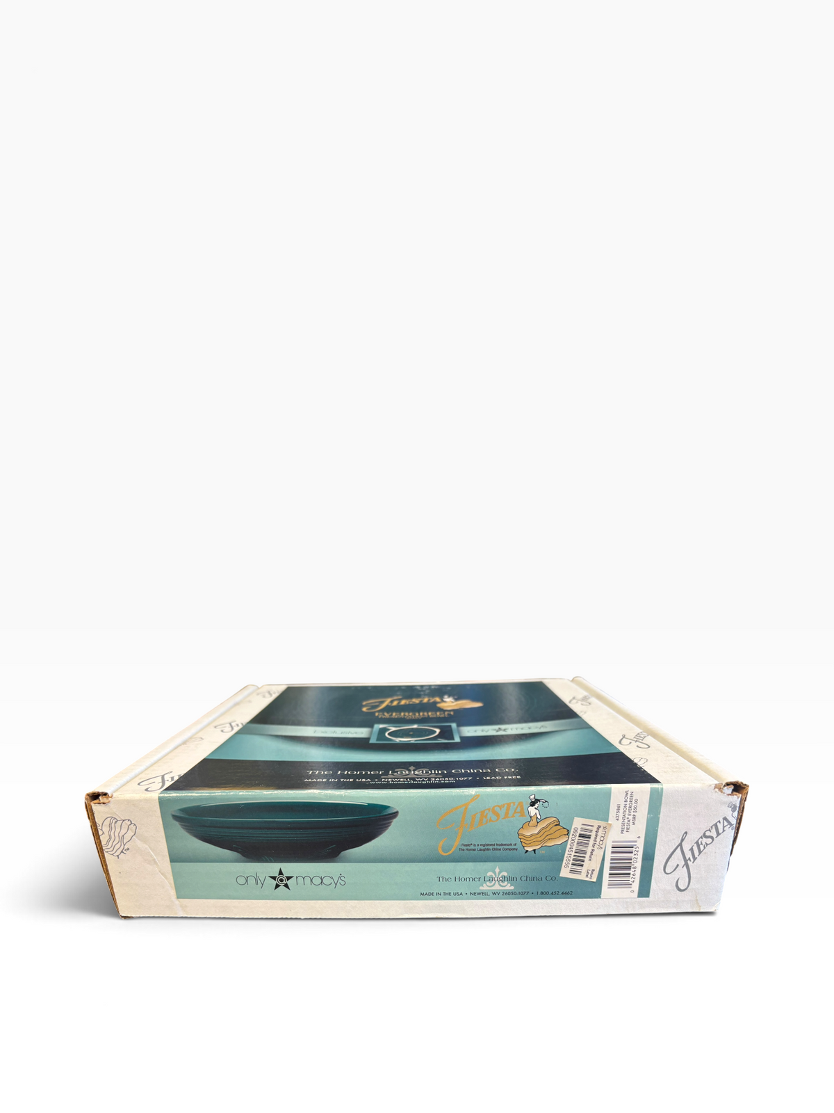 Fiesta Evergreen Presentation Bowl NIB 11.5" Macy's Exclusive