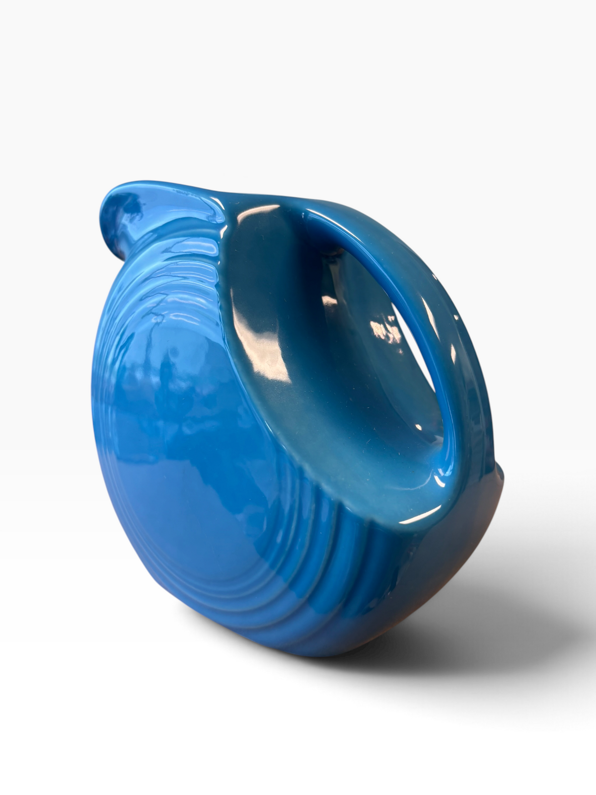 Fiesta Peacock Small Juice Disc Pitcher 28 oz