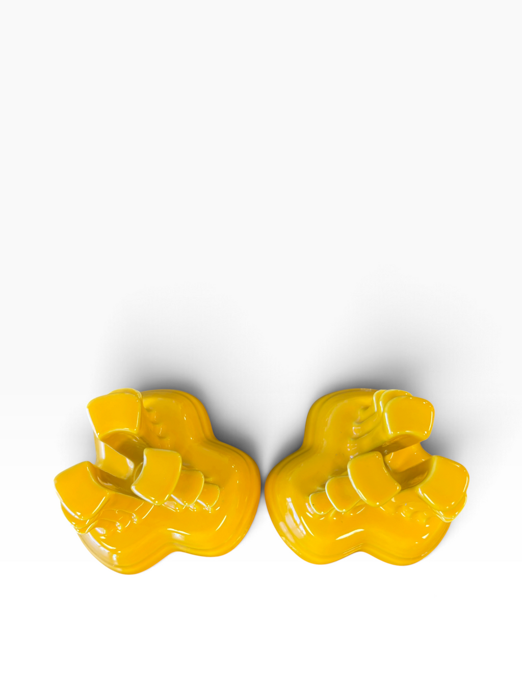 Fiesta Butterscotch Pyramid Candle Holder Pair 131/400