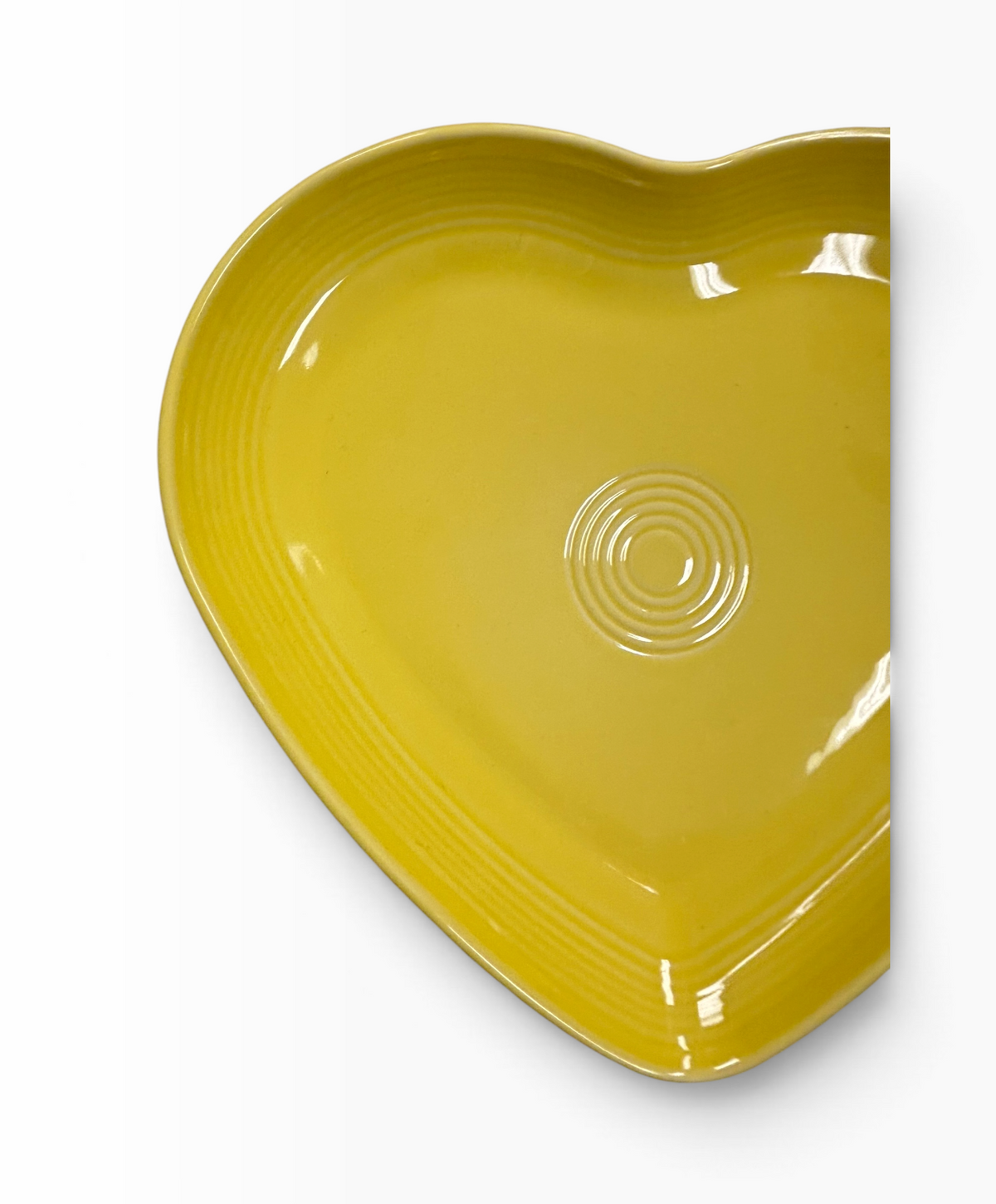 Fiesta Sunflower Heart Plate Heart Shaped Plate 9"