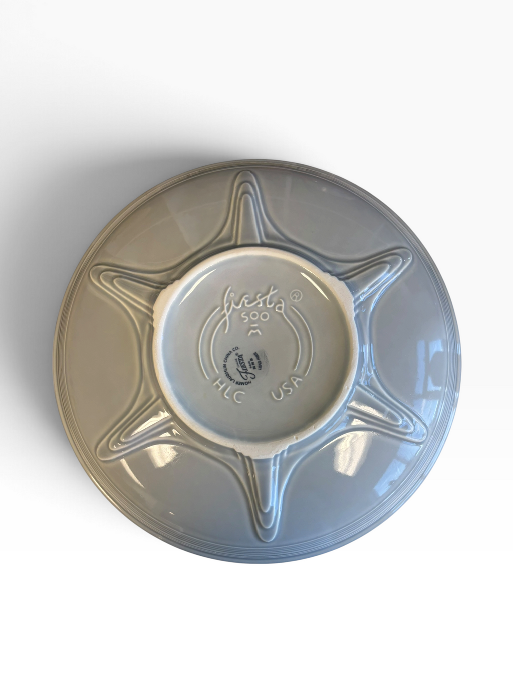 Fiesta Pearl Gray Presentation Bowl NIB 11.5"