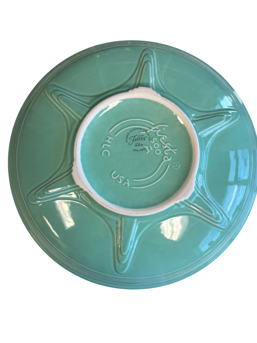 Fiesta Sea Mist Presentation Bowl NIB 11.5"