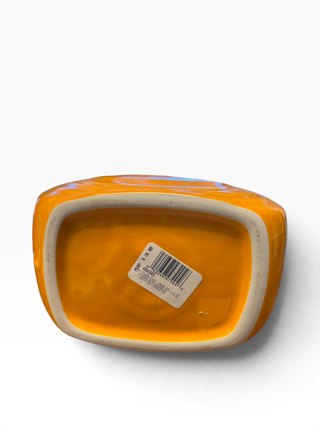 Fiesta Butterscotch Large Disk Disc Pitcher 67 oz