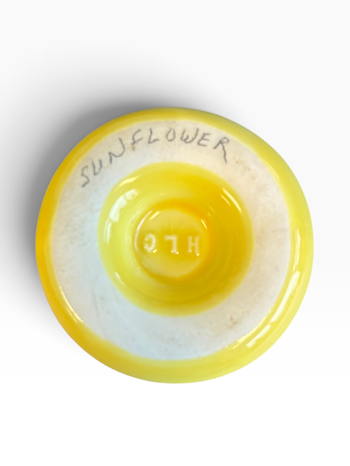 Tri-State Pottery Festival Official Doorknob in Fiesta Sunflower | HLC Toss Game