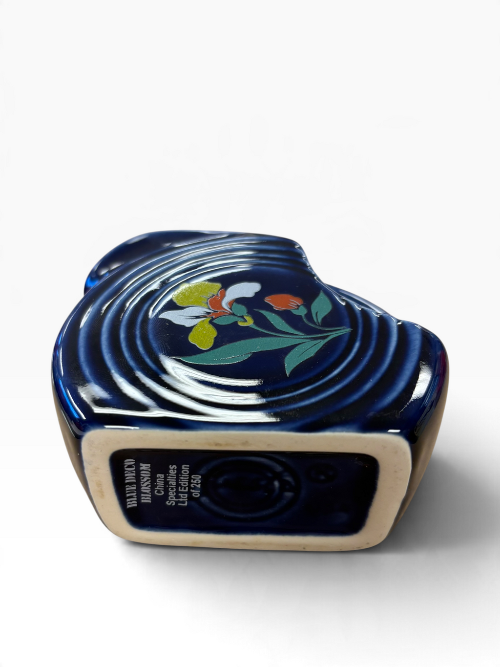 Fiesta China Specialties Blue Deco Blossom on Cobalt Mini Disk Mini Disc