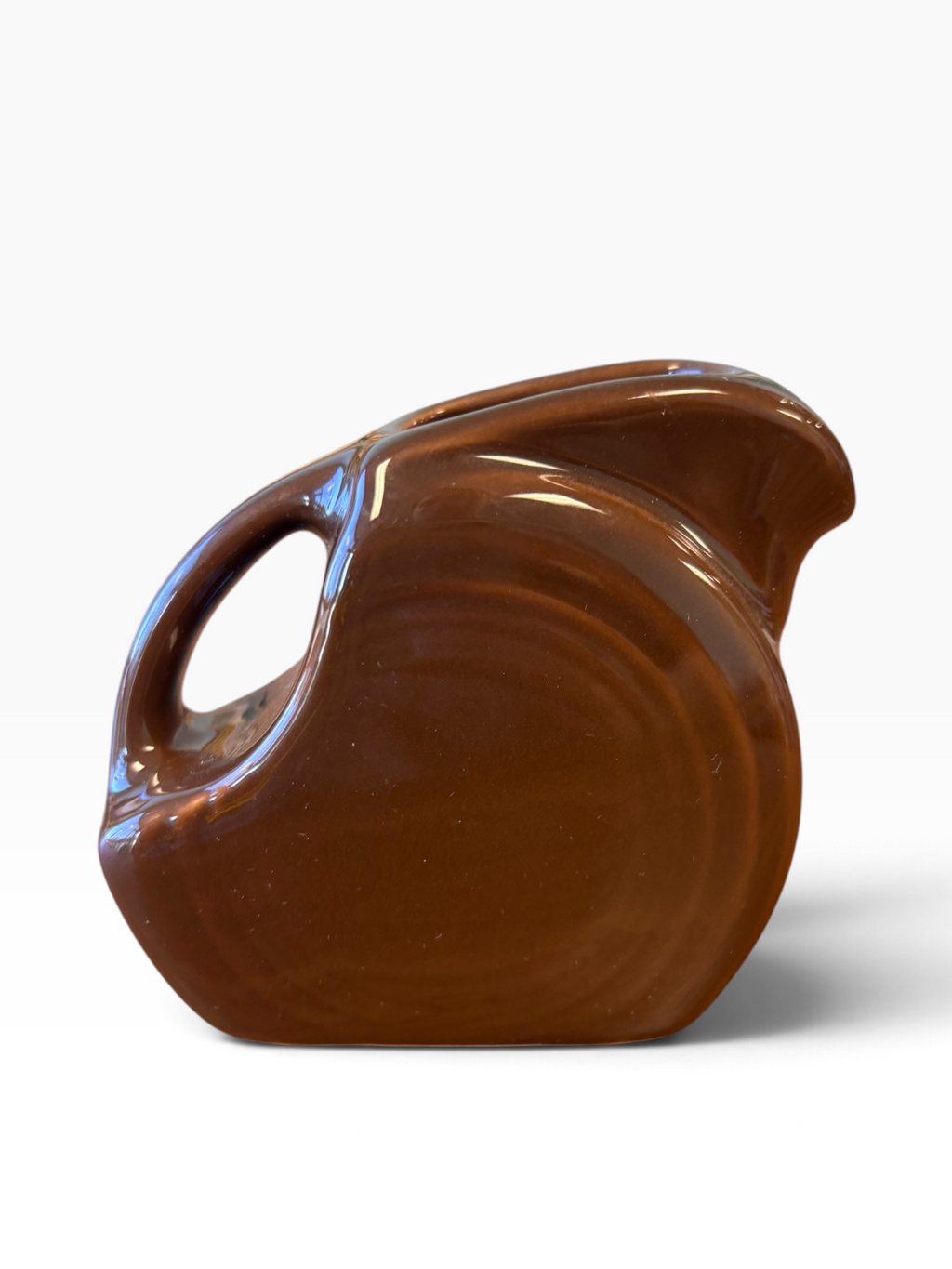 Fiesta Chocolate Mini Disc Disk 5 oz VHTF. Highly Sought after Mini disc from Fiesta tableware