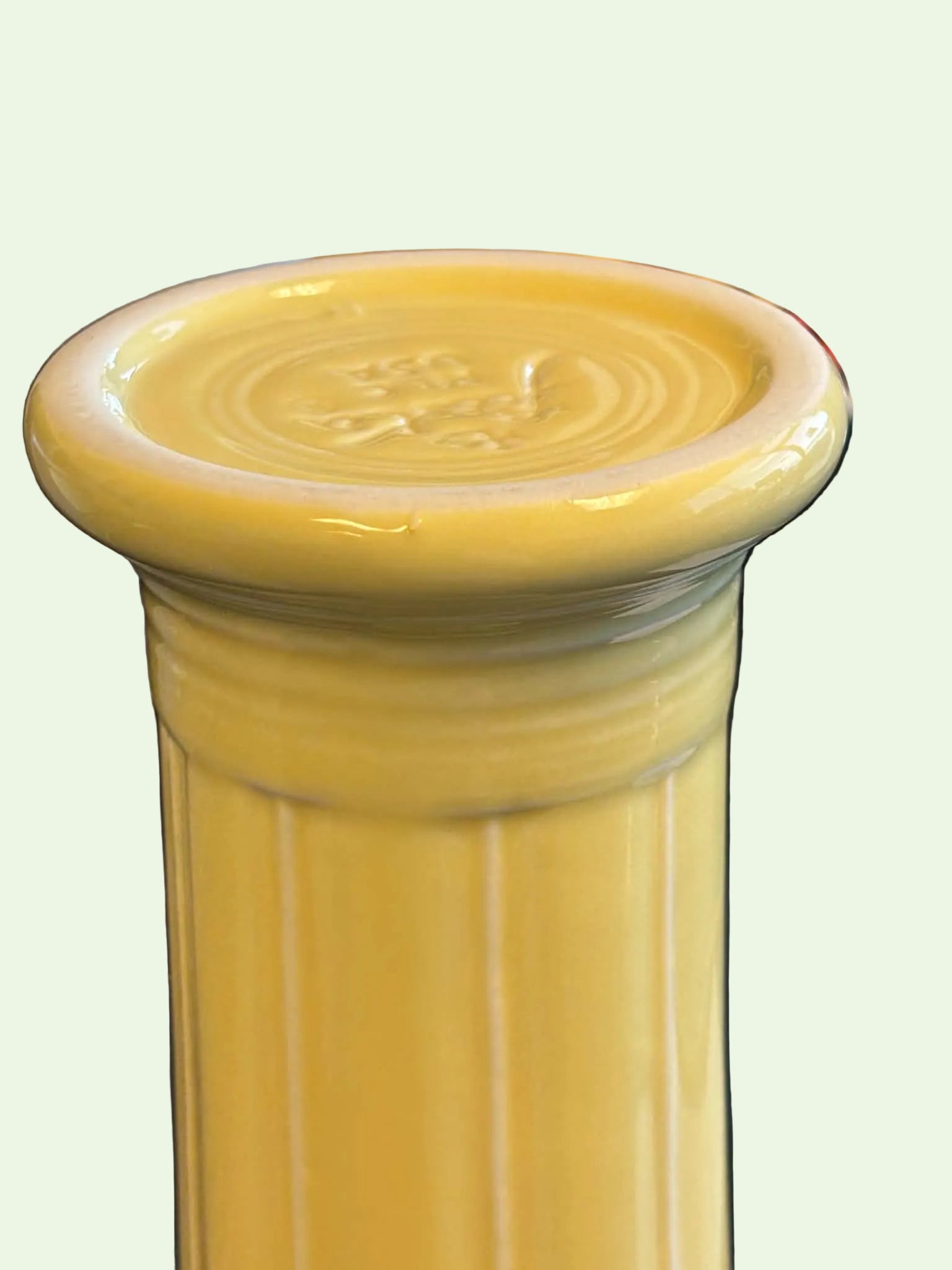 Fiesta Pale Yellow 8" Small Vase Sand Bump