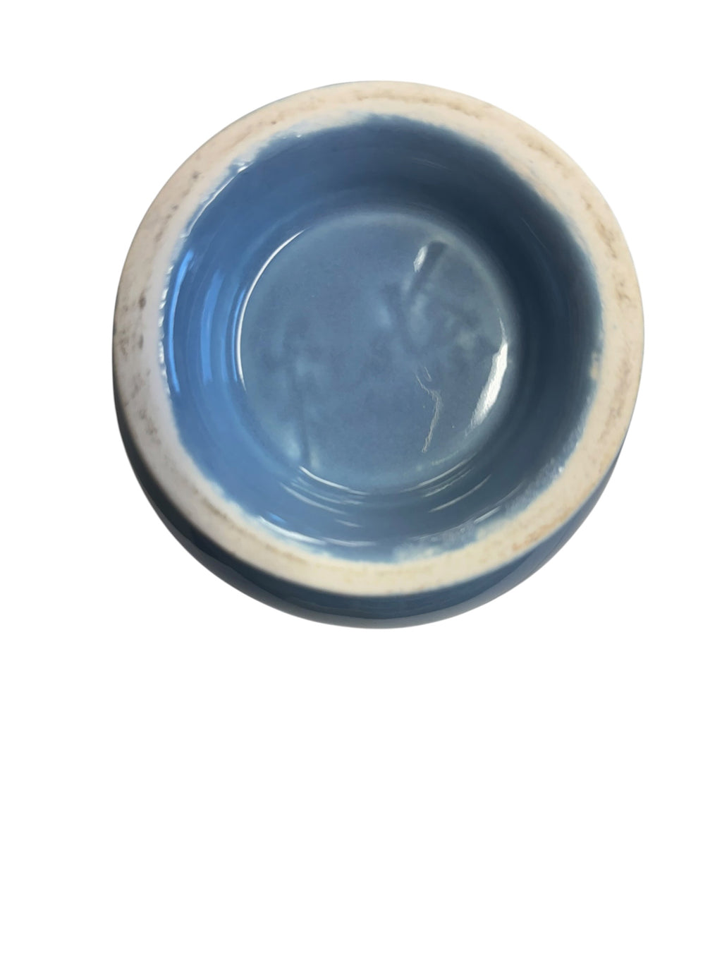This is a Fiesta Fiestaware Individual Sugar Bowl With Lid in periwinkle. lead-free, Post 1986, Retired Color Retired Shape
