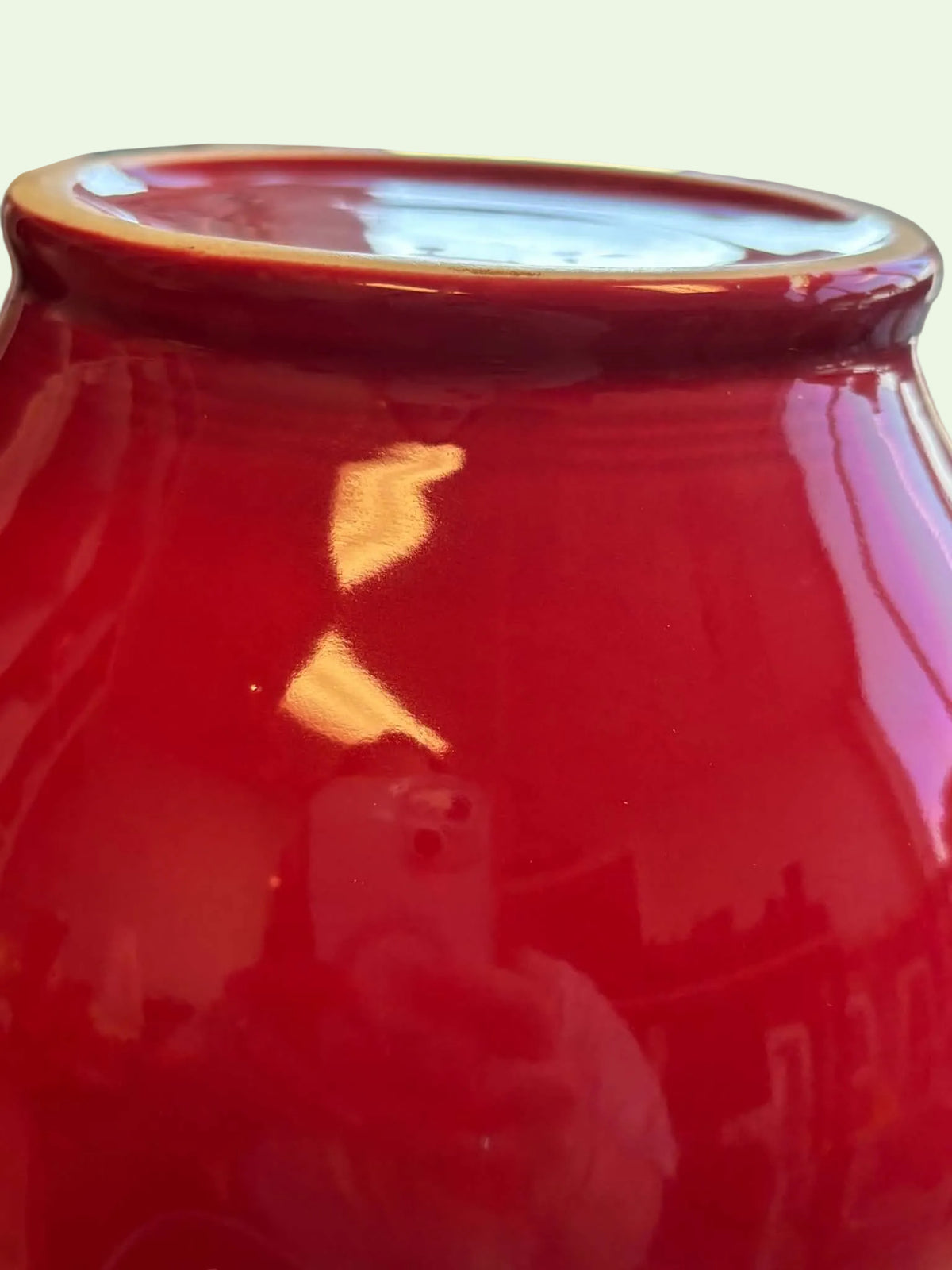 Fiesta Scarlet Carafe 60 oz Glaze Misses and Pinpops