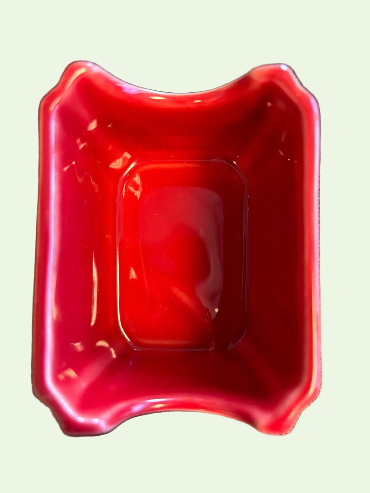 This is a Fiesta Fiestaware Sugar Packet Holder Caddy in Scarlet. lead-free, Post 1986, Retired Shape
