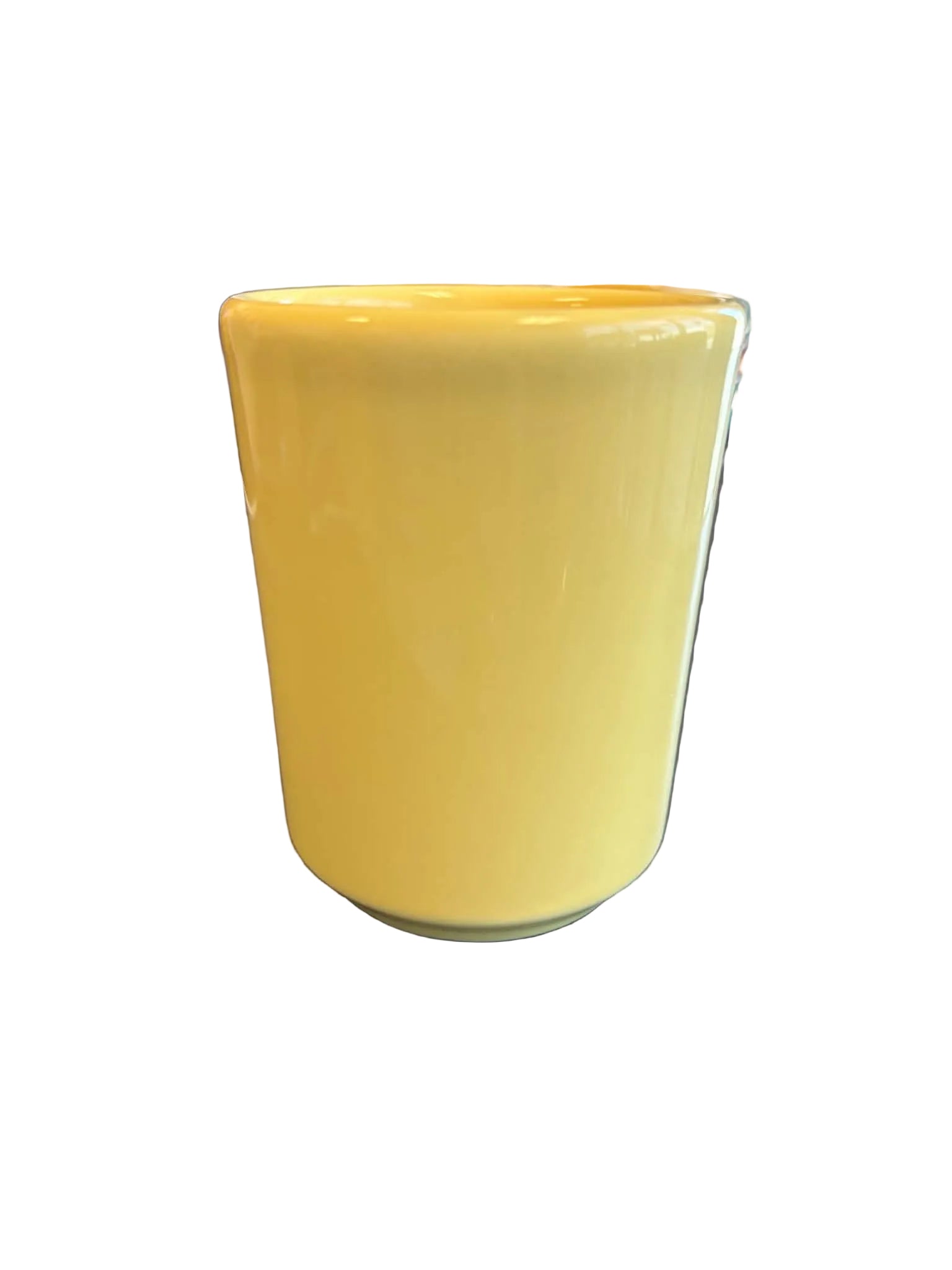 Homer Laughlin HLC Denver Mug Yellow Fiesta Pale Yellow Face