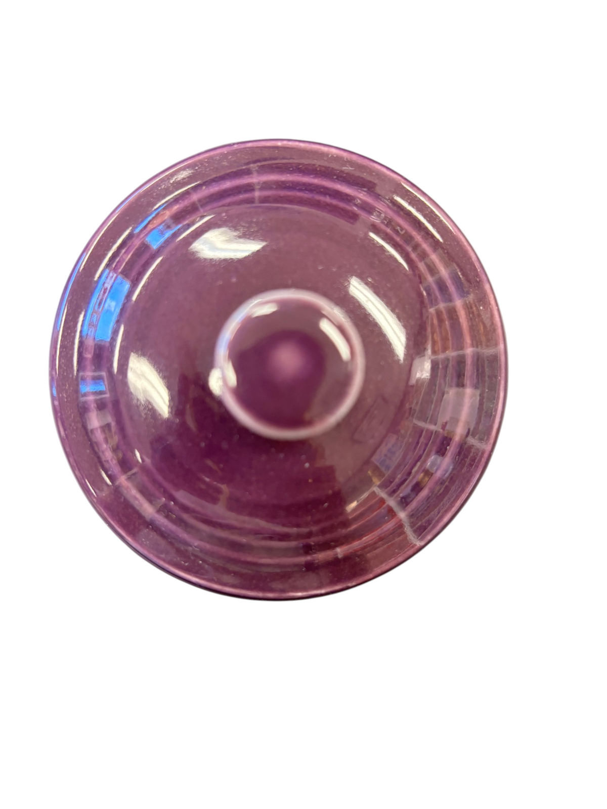 This is a Fiesta Fiestaware Individual Sugar Bowl With Lid in Mulberry. lead-free, Post 1986, Retired Color Retired Shape
