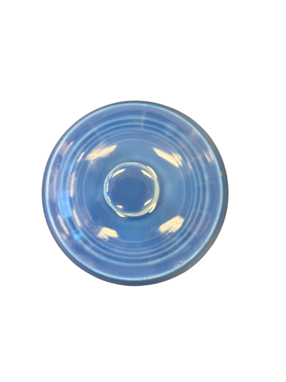 This is a Fiesta Fiestaware Individual Sugar Bowl With Lid in lapis. lead-free, Post 1986, Retired Shape
