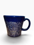 This is Fiesta fiestware Tapered Mug featuring the Skull & Vine decal on twilight. Lead free, post 1986,  retired decal, Halloween
